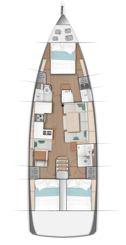 Alquiler de Jeanneau Sun Odyssey 490 en Göcek