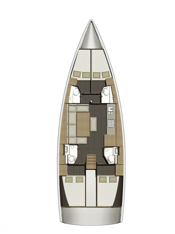 Alquiler de embarcaciones Dufour Dufour 460 Grand Large enBiograd na Moru en Samboat