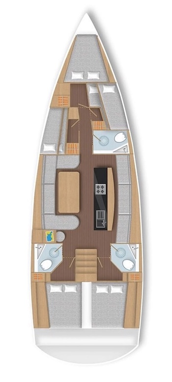 Alquiler de embarcaciones D&D Yacht D&D Kufner 50 enSeget Donji en Samboat