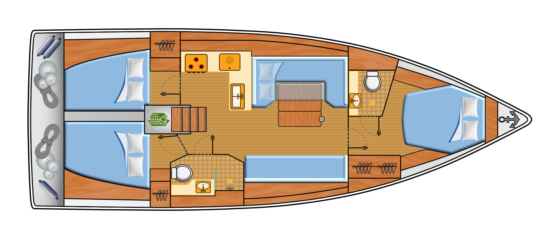 Alquiler de Hanse Hanse 410 en Pula