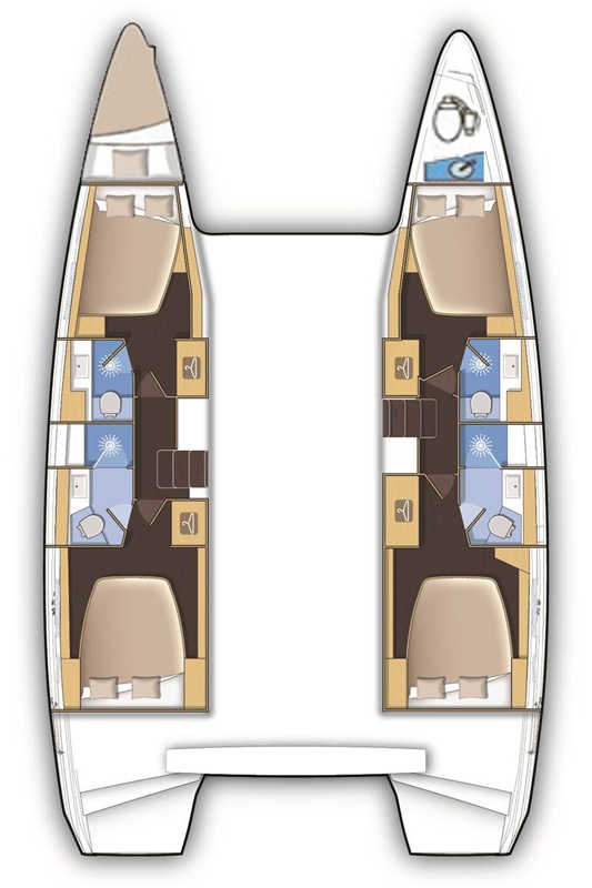 Alquiler de Catamarán, con o sin patrón Lagoon Lefkáda