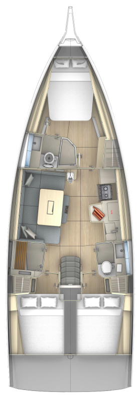 Alquiler de barcos Marsella barato de Dufour 41