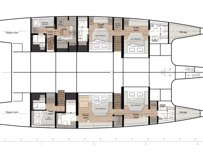 Alquiler de Sunreef Sunreef 70 en Olbia