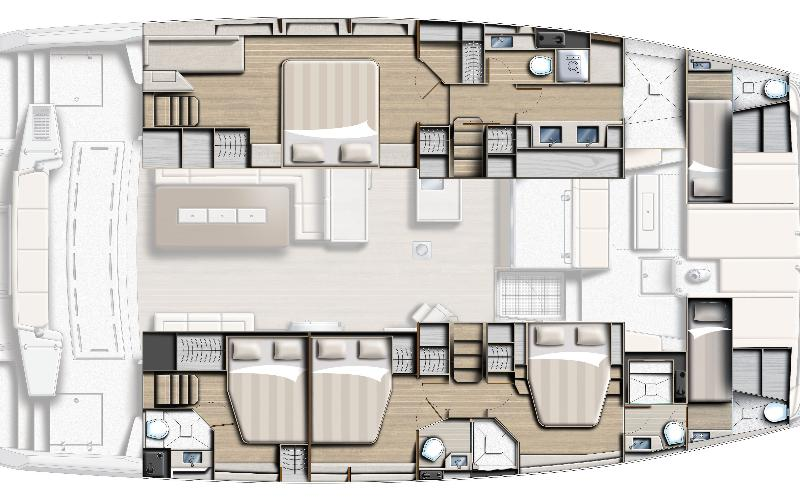 Alquiler Catamarán en Port Cogolin - 15 Bali 5.4