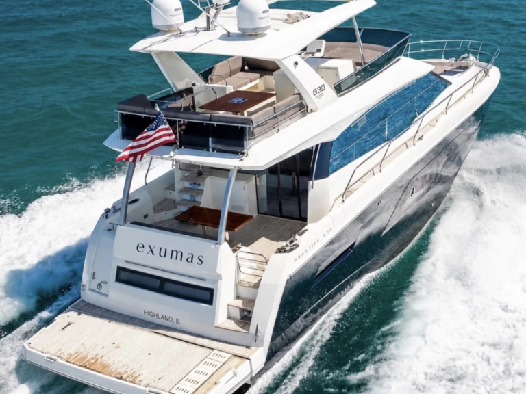 Prestige 630 Flybridge de alquiler a Miami Beach