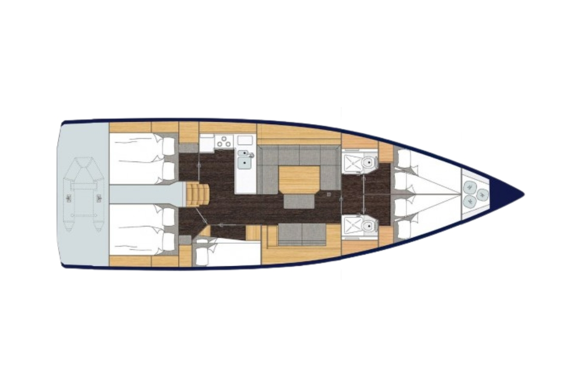 Alquiler de Velero, con o sin patrón Bavaria Biograd na Moru