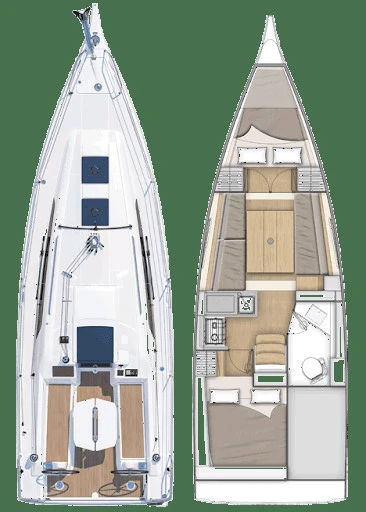 Alquiler Velero en Ajaccio - Bénéteau Oceanis 30.1