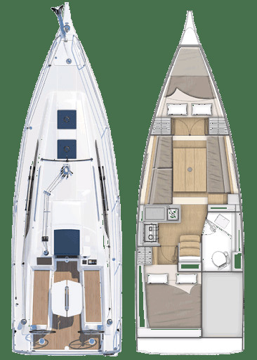 Alquiler Velero en Ajaccio - Bénéteau Oceanis 30.1