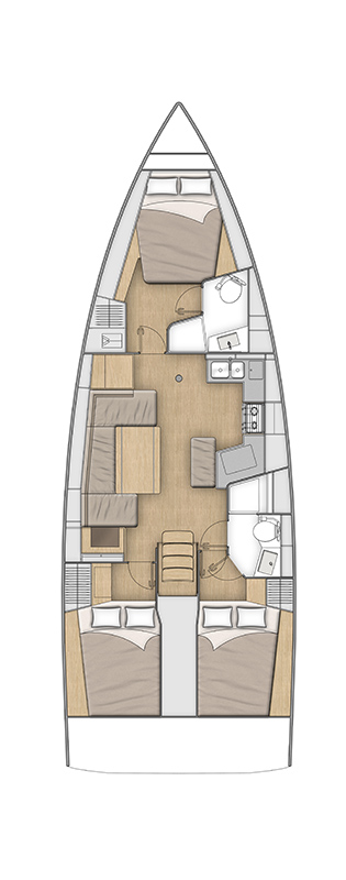 Alquiler Velero en Split - Bénéteau Oceanis 40.1
