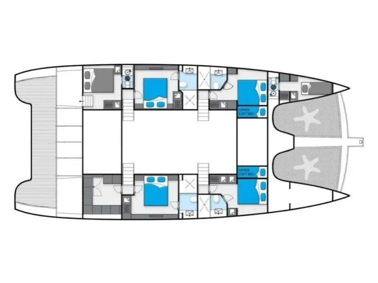 Alquiler Catamarán en Bonifacio - Sunreef Sunreef 74