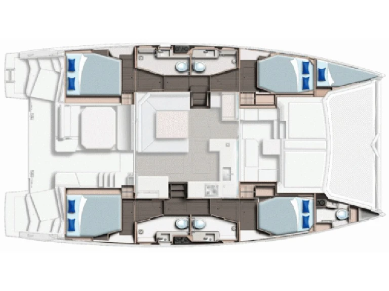 Alquiler de embarcaciones Leopard Leopard 45 enEden Island en Samboat