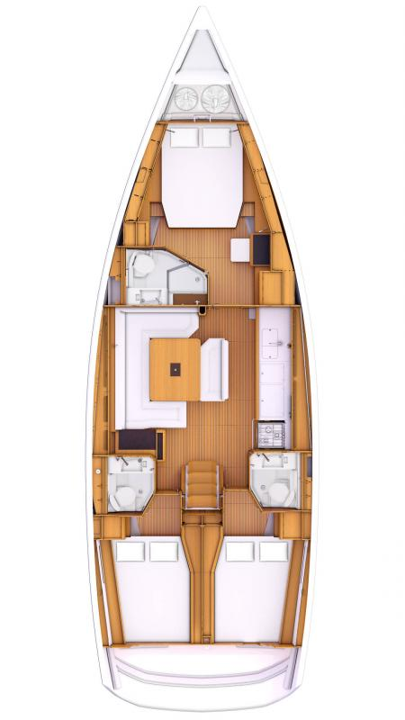 Alquiler de Jeanneau Sun Odyssey 479 - 3 cab. en Fethiye