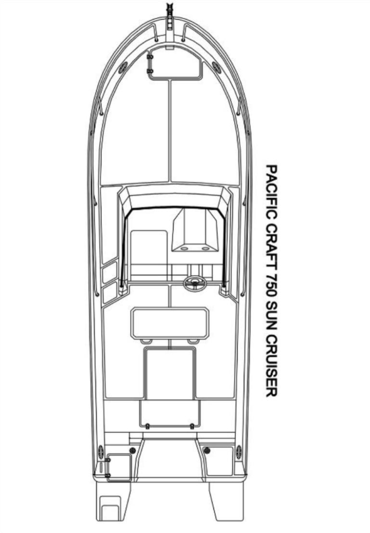 Alquiler de Pacific Craft Pacific Craft 750 Sun Cruiser en Pula
