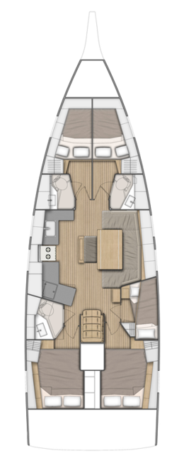 Alquiler de embarcaciones Bénéteau Oceanis 46.1 enÁlimos en Samboat