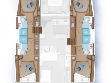 Alquiler de embarcaciones Lagoon Lagoon 46 enAjaccio en Samboat
