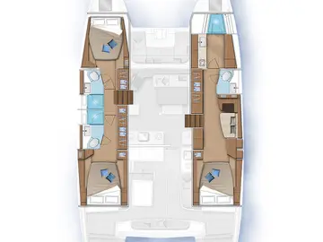 Alquiler Catamarán Lagoon con o sin  título de navegación
