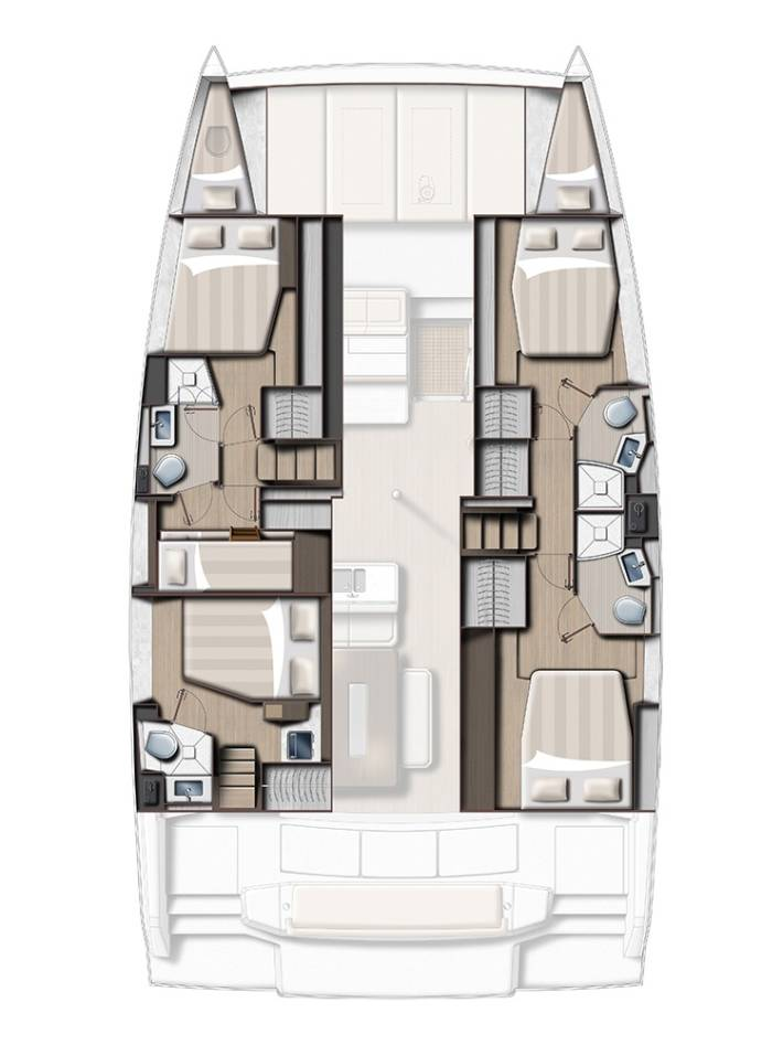 Alquiler Catamarán en Lefkáda - Bali Bali 4.6