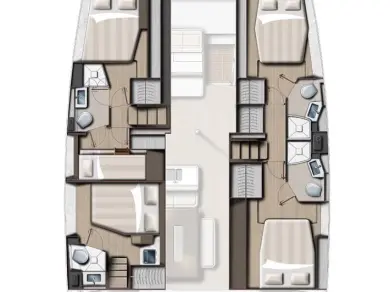 Alquiler Catamarán en Lefkáda - Bali Bali 4.6