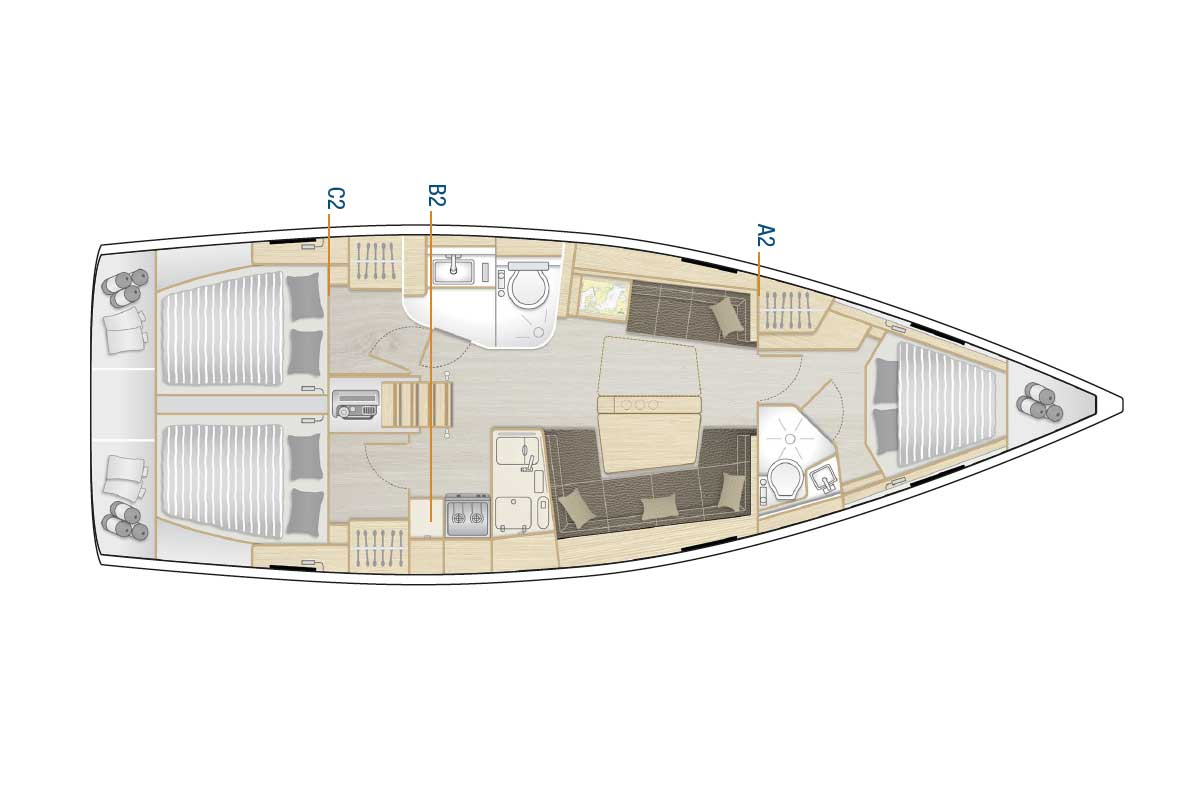 Alquiler Kaštela - Hanse Hanse 418 en SamBoat