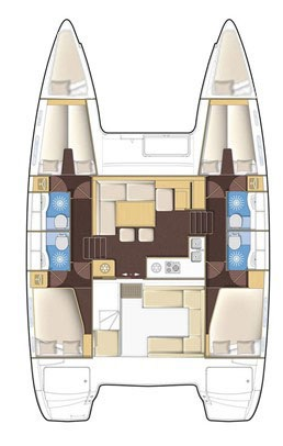 Alquiler Catamarán Lagoon con o sin  título de navegación