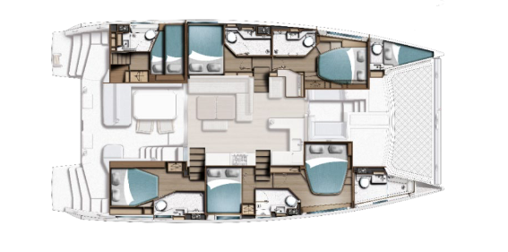 Alquiler de Leopard Catamarans / Robertson & Caine Leopard 52 en Furnari