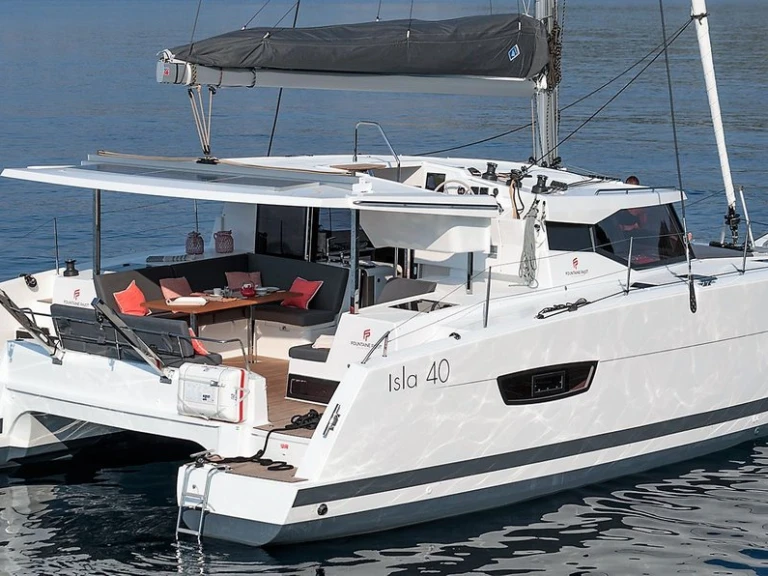 Alquiler de Catamarán, con o sin patrón Fountaine Pajot Paros (Isla)