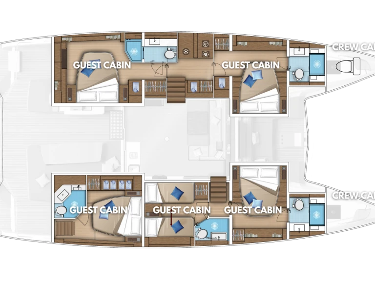 Catamarán para alquilar Kaštela al mejor precio