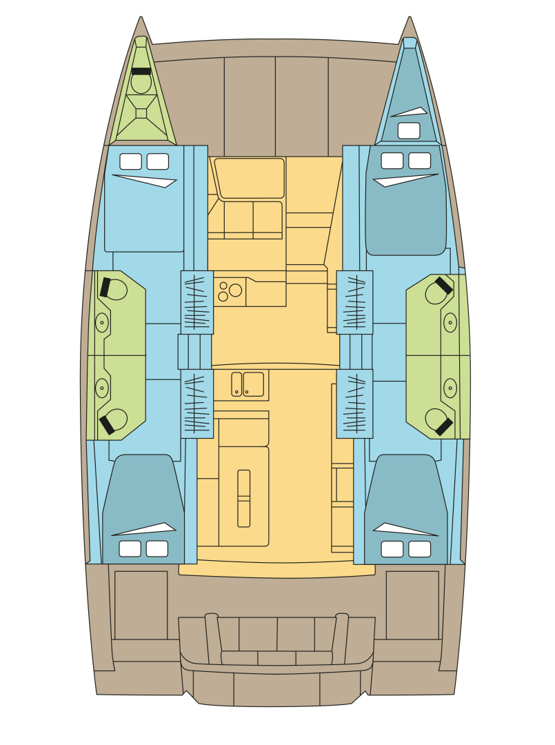 Alquiler Lávrio - Bali Bali 4.2 en SamBoat