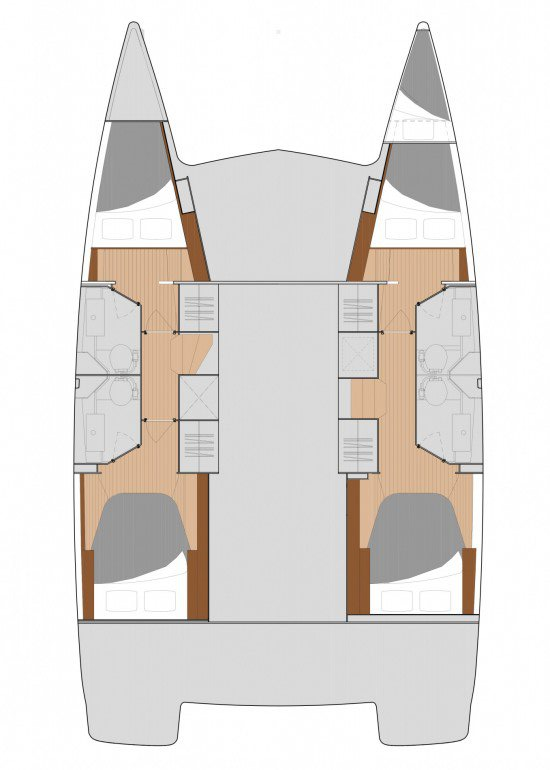 Alquiler de Fountaine Pajot Isla 40 en Paros (Isla)