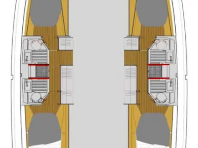 Alquiler Catamarán Fountaine Pajot con o sin  título de navegación