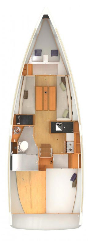 Jeanneau Sun Odyssey 349 de alquiler a Zadar