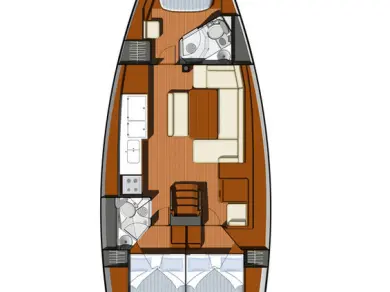 Alquiler de Jeanneau Sun Odyssey 44i en Gouviá