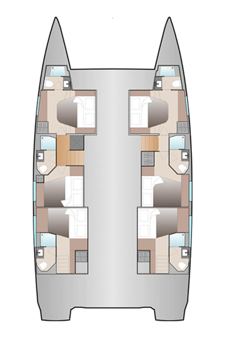 Alquiler Catamarán Fountaine Pajot con o sin  título de navegación