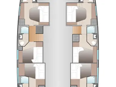 Alquiler Catamarán Fountaine Pajot con o sin  título de navegación