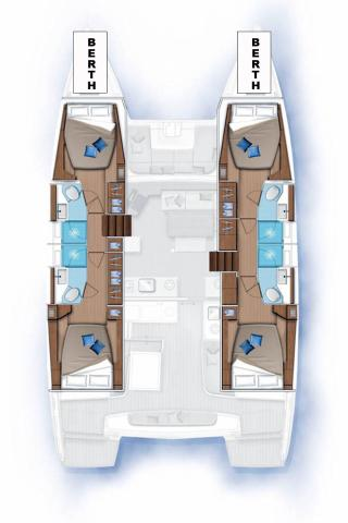 Alquiler Catamarán Lagoon con o sin  título de navegación