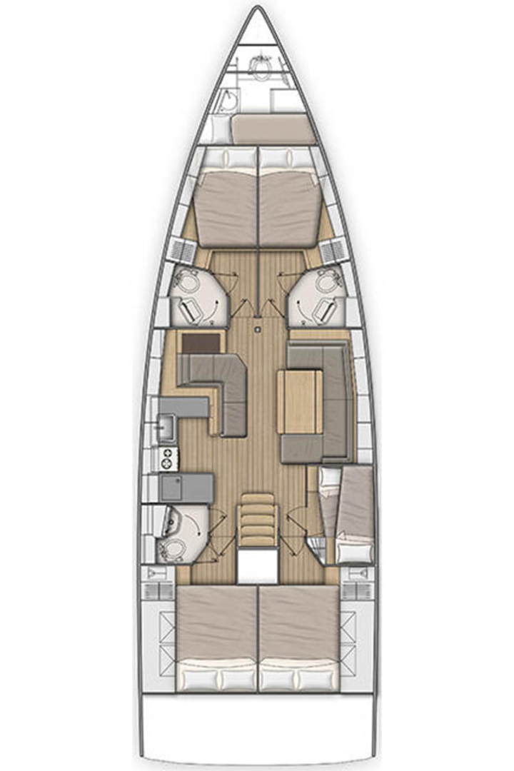 Alquiler Velero en Marmaris (district) - Bénéteau Oceanis 51.1