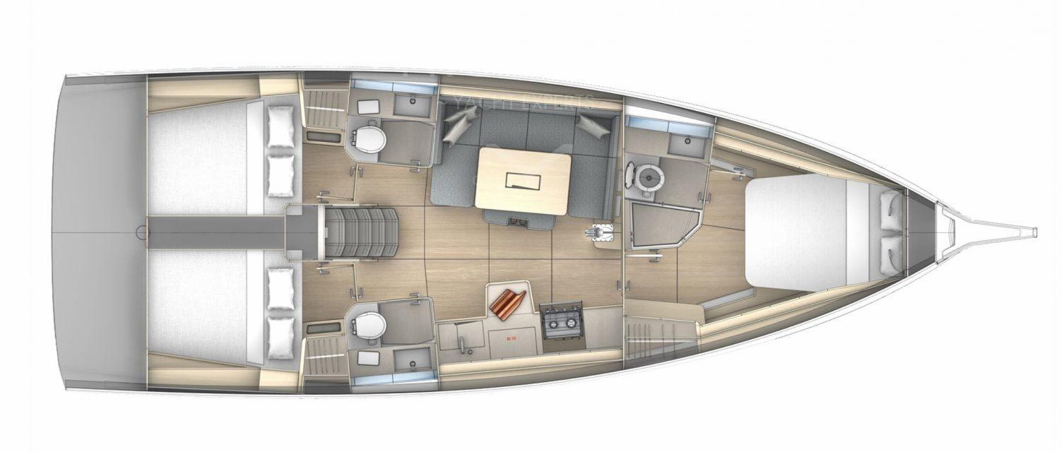Alquiler de embarcaciones Dufour Dufour 41 enCos en Samboat