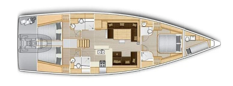 Alquiler de barcos Cos barato de Hanse 588