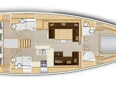 Alquiler de barcos Cos barato de Hanse 588