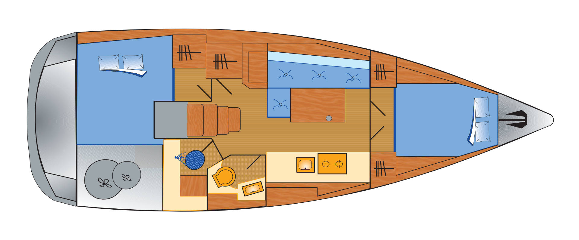 Alquiler de embarcaciones Bénéteau Oceanis 38.1 enRogoznica en Samboat