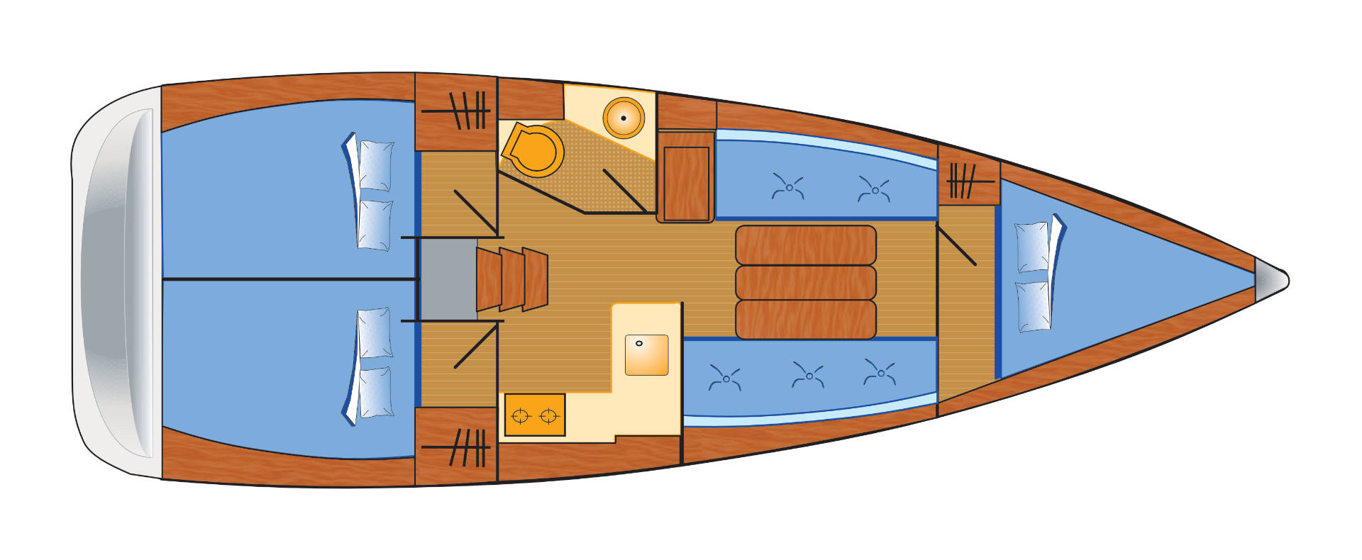 Jeanneau Sun Odyssey 349 de alquiler a Biograd na Moru