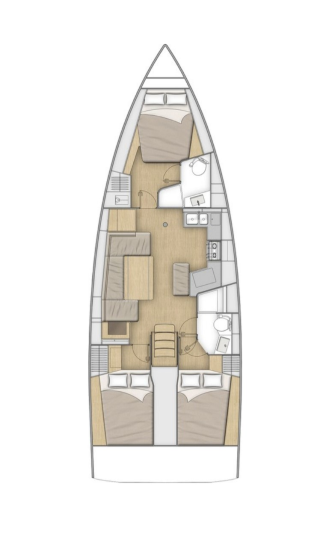 Alquiler Velero en Split - Bénéteau Oceanis 40.1
