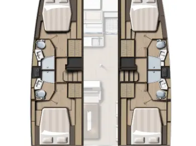 Alquiler Catamarán en Šibenik - Bali Bali 4.4
