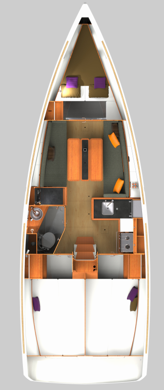 Alquiler de barcos Rogač barato de Sun Odyssey 349