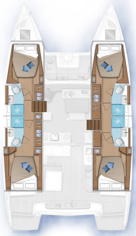 Catamarán para alquilar Lefkáda al mejor precio