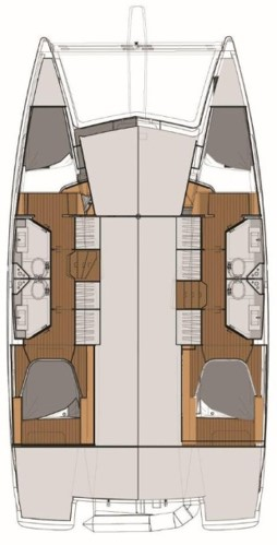 Alquiler Catamarán Fountaine Pajot con o sin  título de navegación