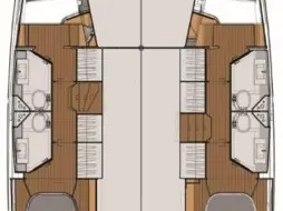 Alquiler Catamarán Fountaine Pajot con o sin  título de navegación