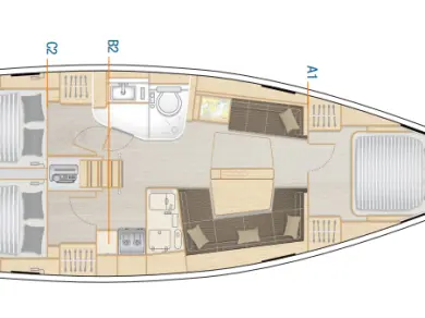Alquiler de barcos Fethiye barato de Hanse 418