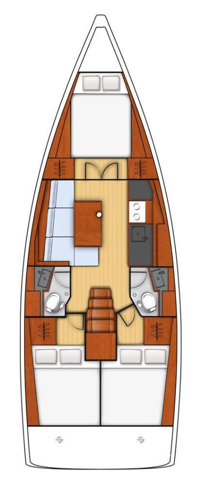 Alquiler de Bénéteau Oceanis 38.1 en Marina (Ciudad)