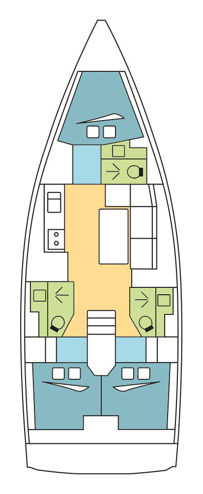Alquiler de embarcaciones Dufour Dufour 390 GL enSaint-Mandrier-sur-Mer en Samboat